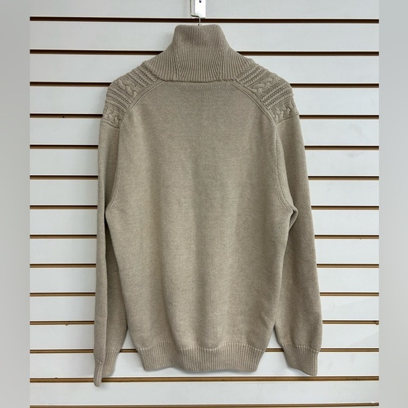 Jos. A. Bank Executive Collection Cable Knit Long Sleeve Pullover Sweater Cotton - Picture 4 of 10